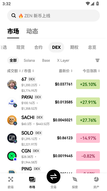 ozx交易所下载2026最新版v6.175.0安卓版截图3
