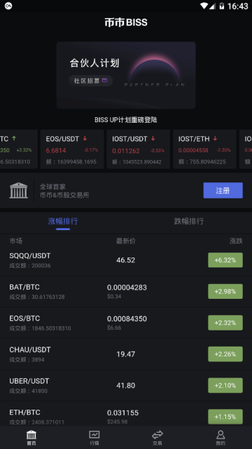 币市biss交易所app(币股交易所)1.1.1官方安卓版截图1